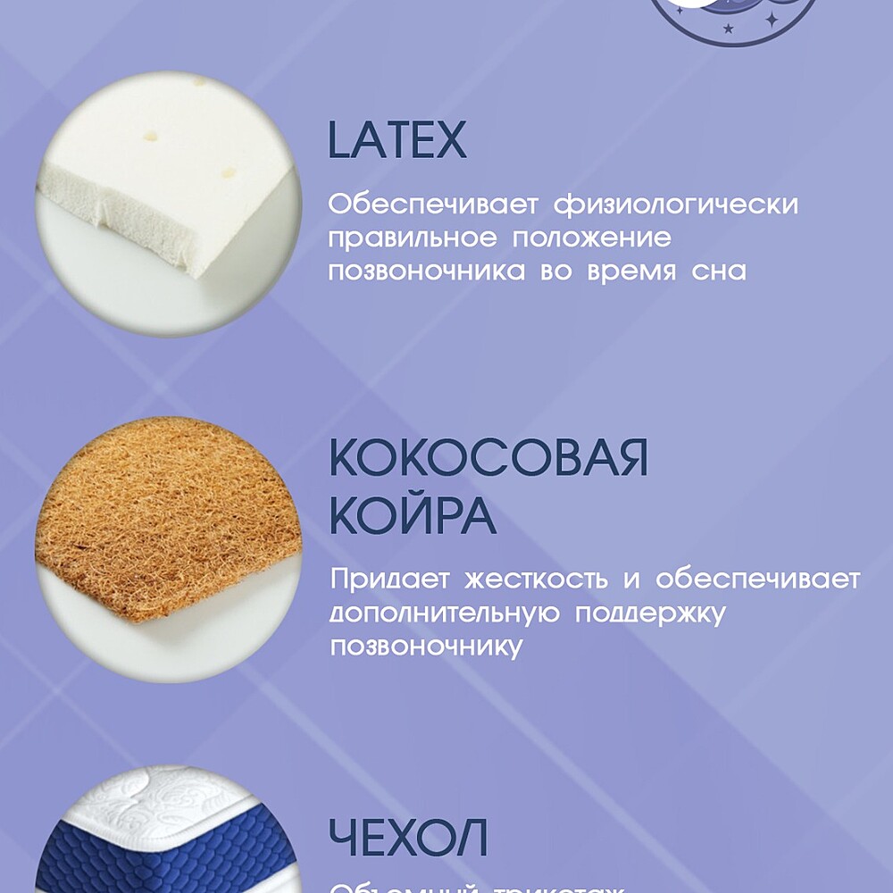 Разносторонний анатомический матрас BAGAMA